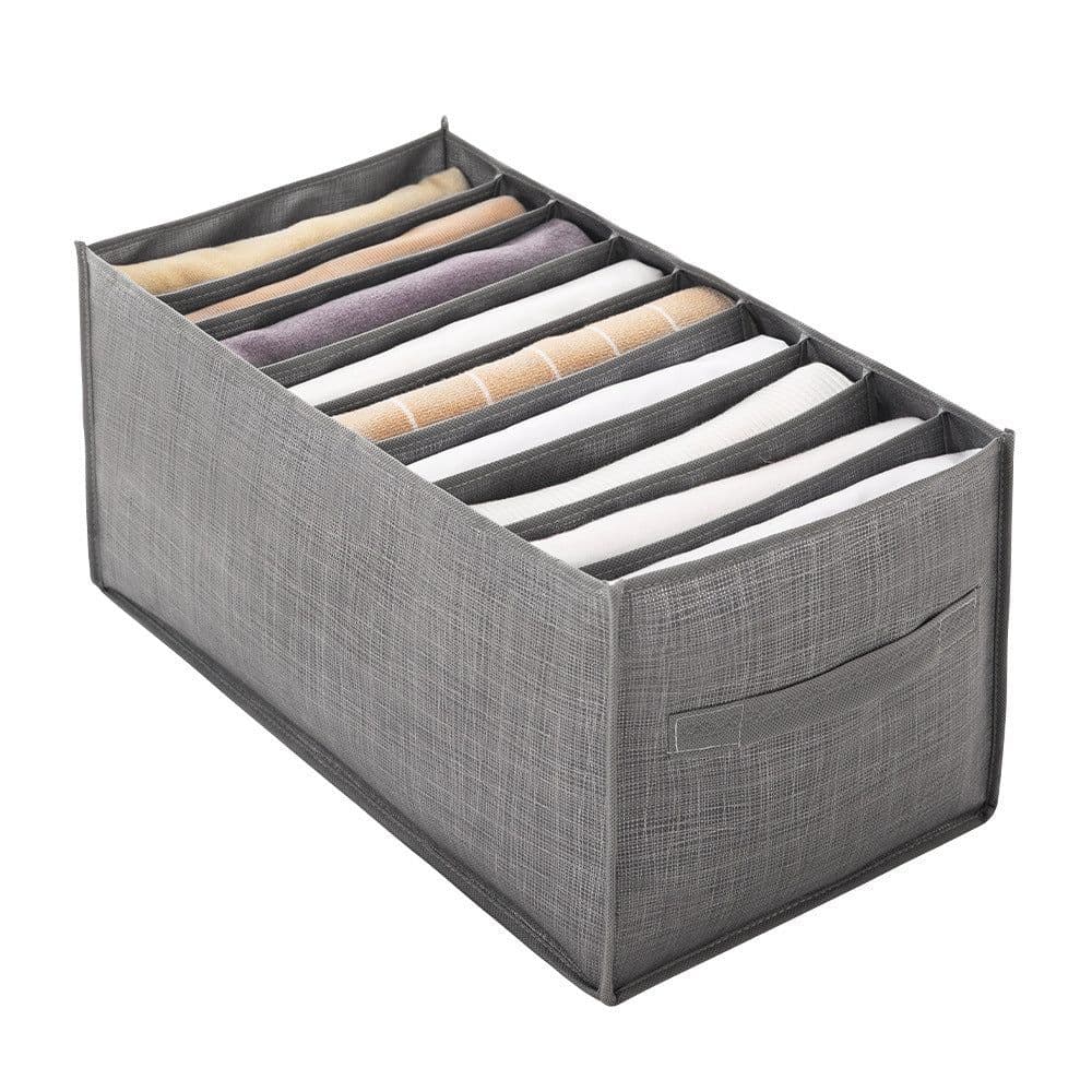 image-Non-Woven Storage Box 9 Grid 35L Gray