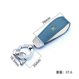 image-Woody Korean Key Chain Bracelet, Gold Buckle