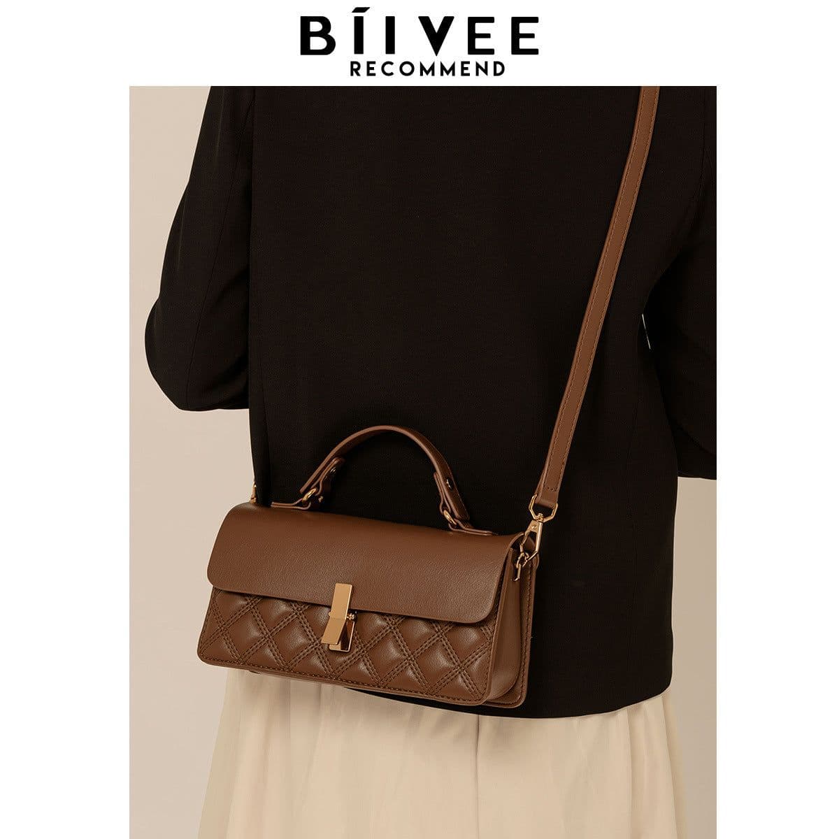 image-Factory Direct High-End Rhombic Chain Shoulder Bag