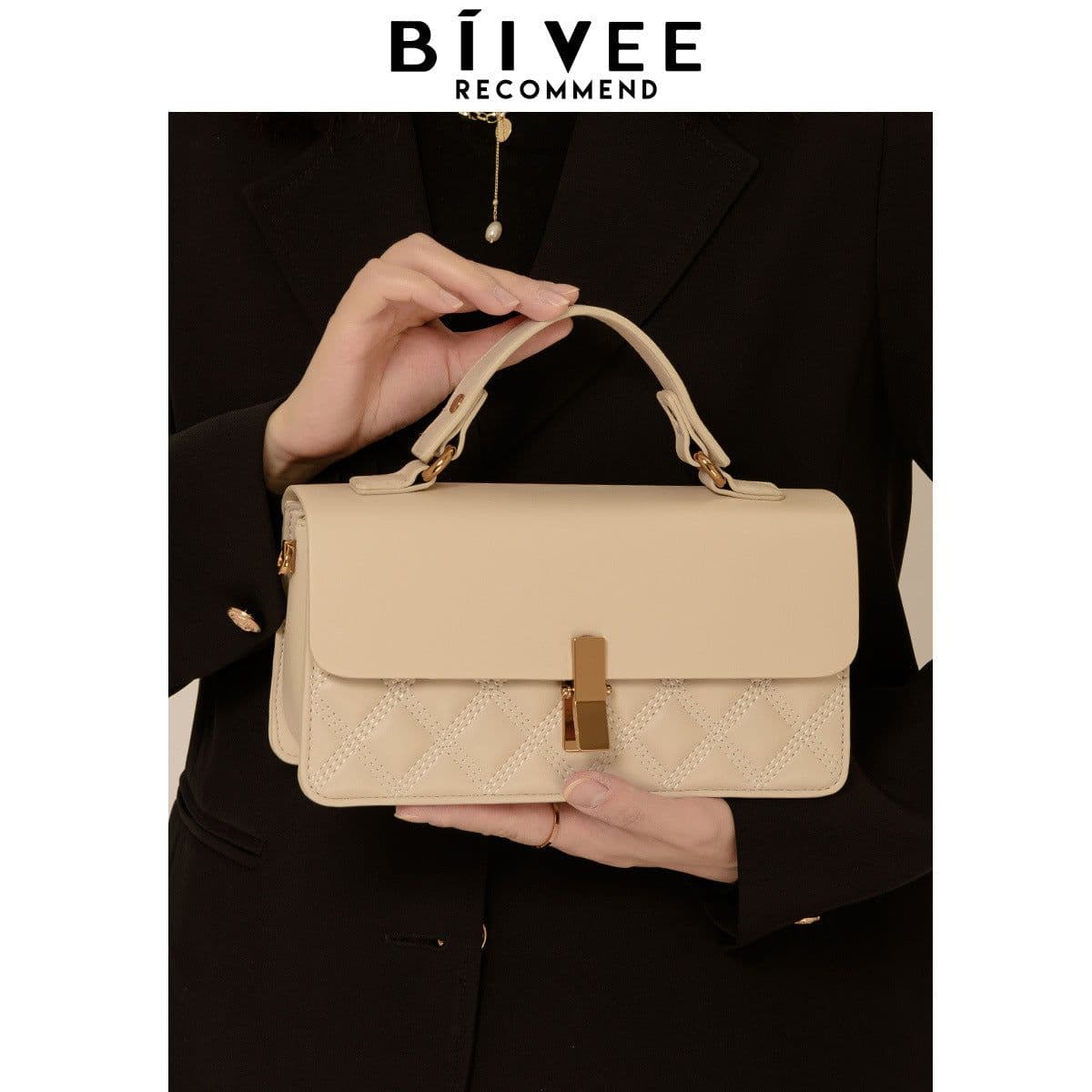 image-Factory Direct High-End Rhombic Chain Shoulder Bag