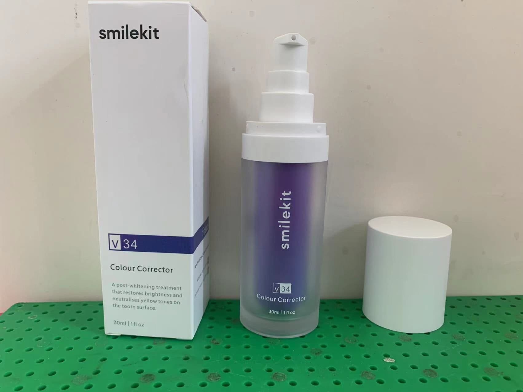 image-SmileKit V34 Purple Teeth Whitening Toothpaste