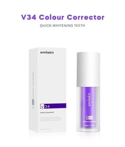 image-SmileKit V34 Purple Teeth Whitening Toothpaste