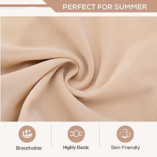 image-Nylon Shapewear Bodysuit with Chest Support XXL