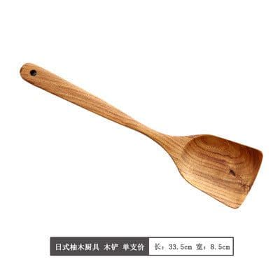image-State 7-Piece Wooden Spoon and Spatula Set