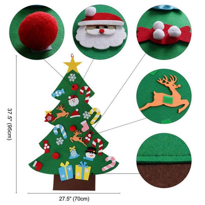 image-DIY Felt Christmas Tree Pendant Decoration