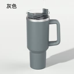 image-Cross-border 304 Stainless Steel 40oz Vacuum Insulated Cup with Straw