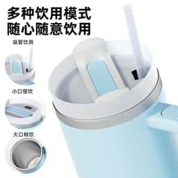 image-Cross-border 304 Stainless Steel 40oz Vacuum Insulated Cup with Straw