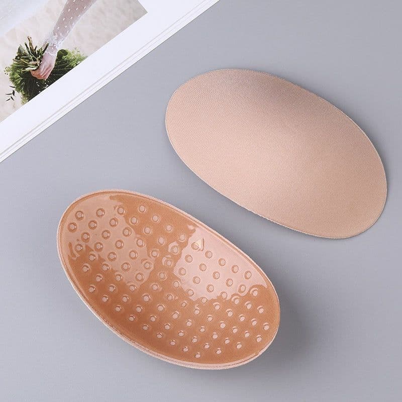 image-Silicone Shoulder Pad Anti-Slip Self-Adhesive Black