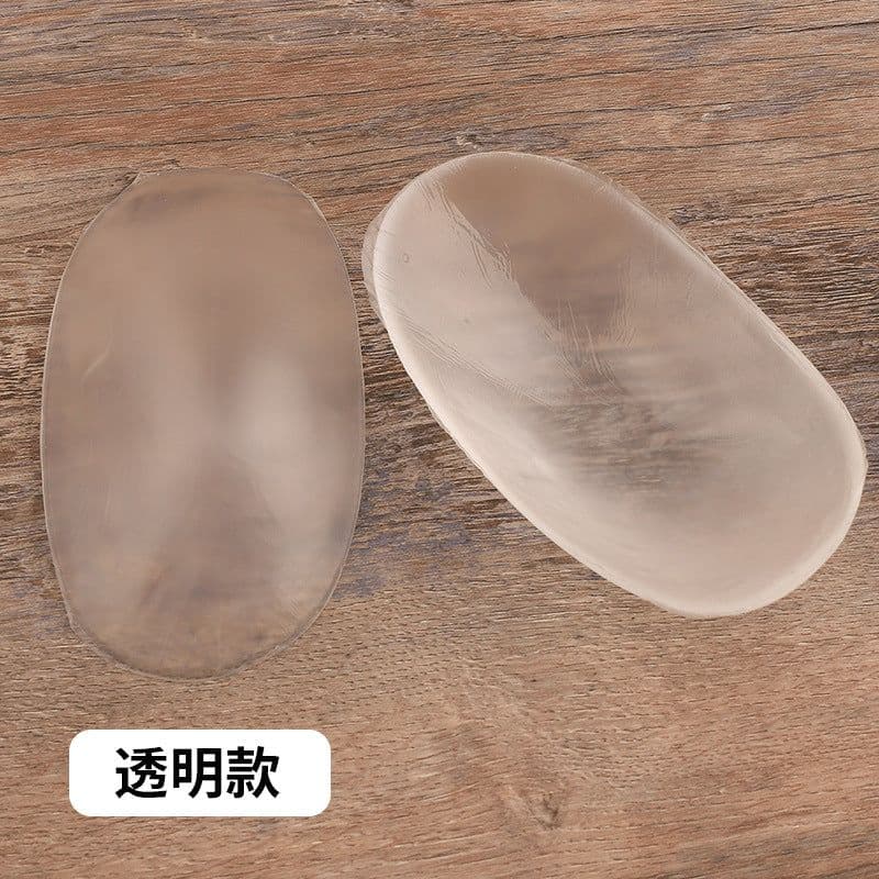 image-Silicone Shoulder Pad Anti-Slip Self-Adhesive Black