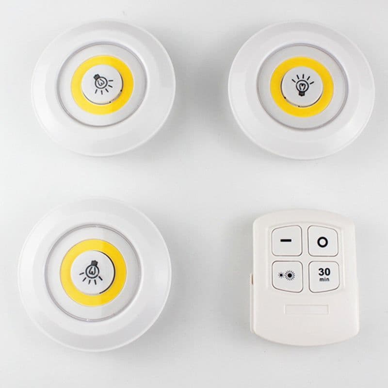 image-COB Remote Control Induction Pat Light Bedside Lamp