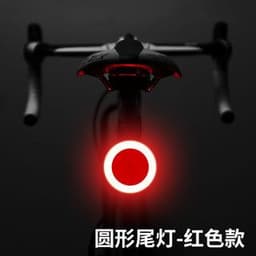 image-Raybeen USB Rechargeable Bicycle Tail Light Red