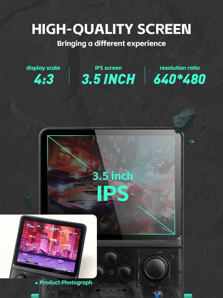 image-DATA FROG 64GB Retro Handheld Game Console