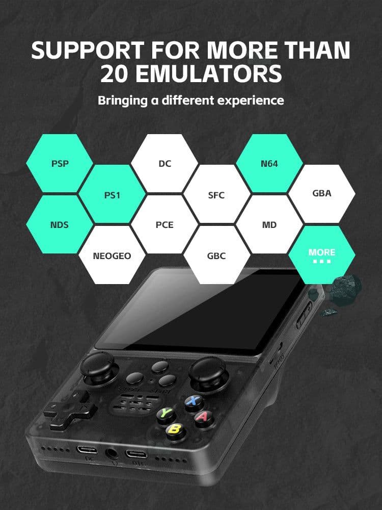 image-DATA FROG 64GB Retro Handheld Game Console