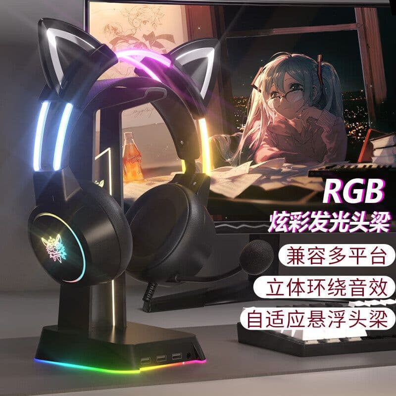 image-X15pro Wired Gaming Headset with LED Light
