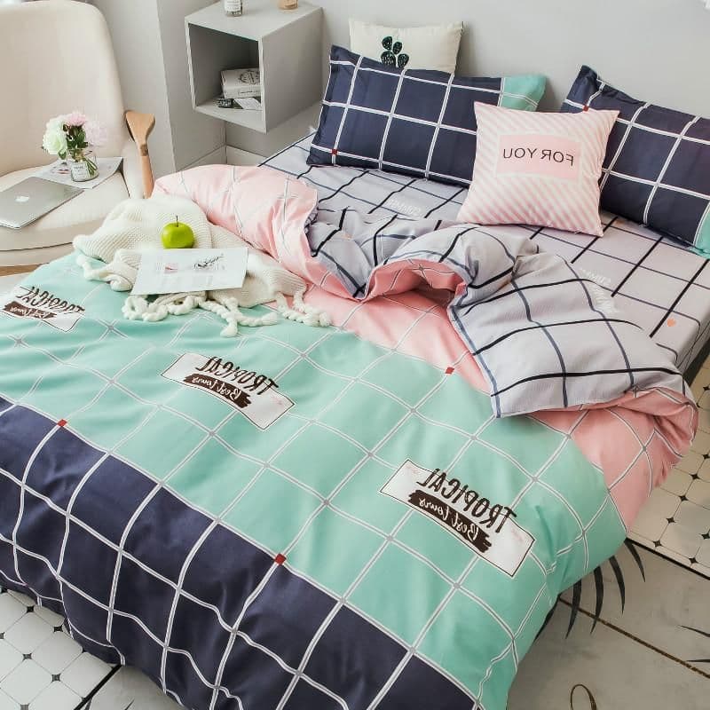 image-Aloe Vera Four-Piece Bedding Set