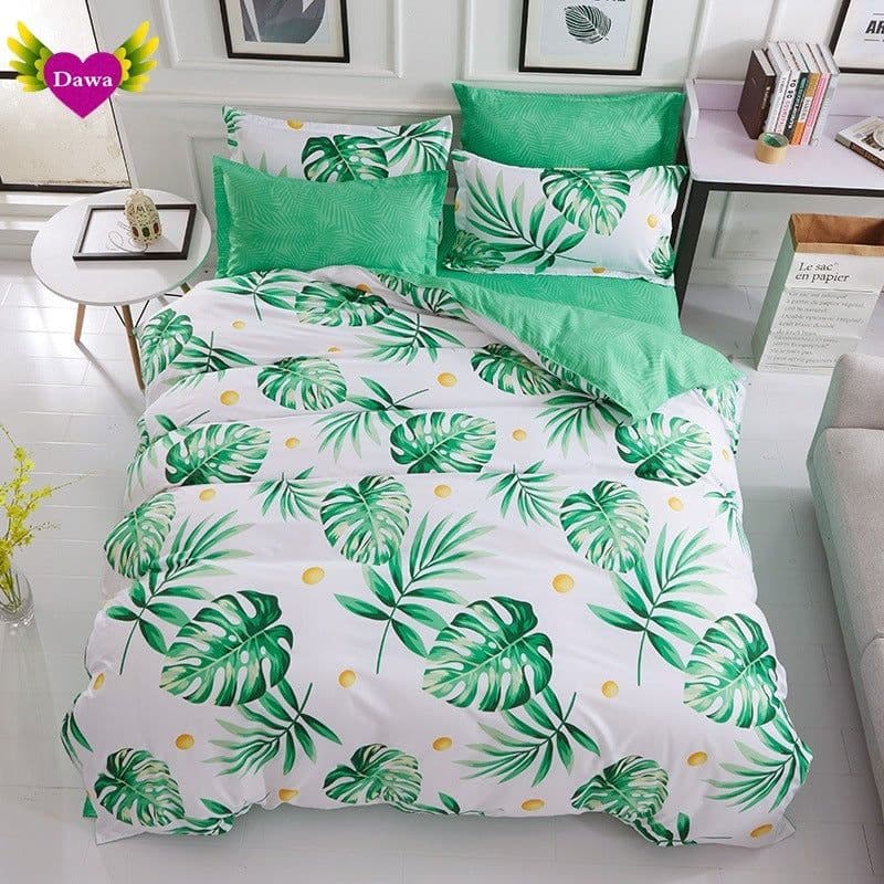 image-Aloe Vera Four-Piece Bedding Set