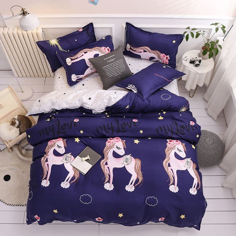 image-Aloe Vera Four-Piece Bedding Set