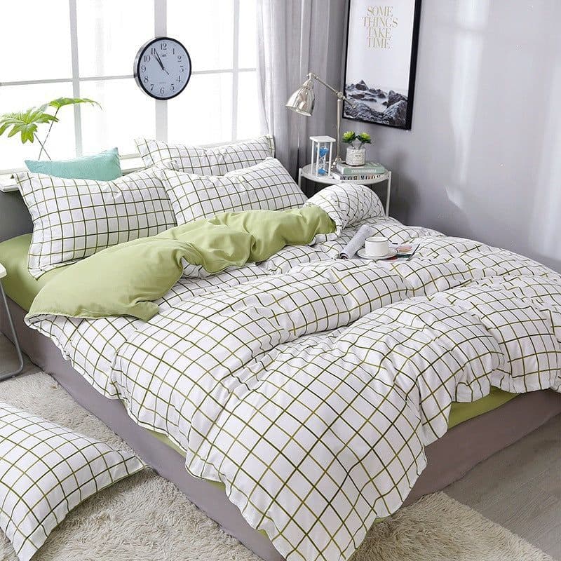 image-Aloe Vera Four-Piece Bedding Set