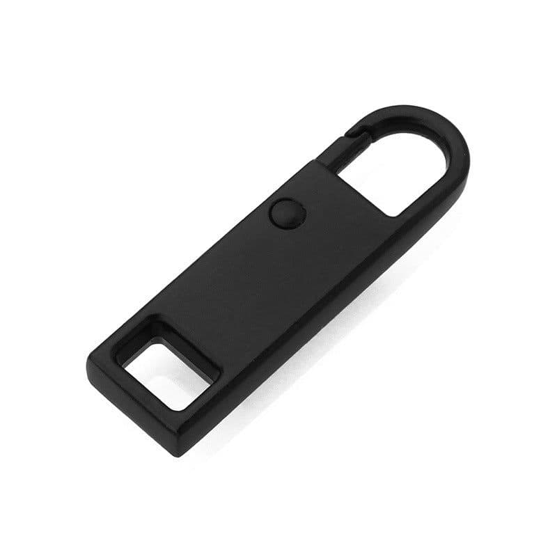 image-Metal Zipper Pull 5# Gun Black Replacement