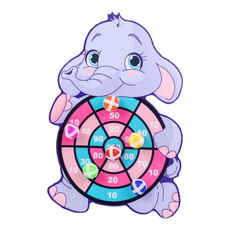 image-Sticky Ball Dart Target Set for Kids 4-6 Years