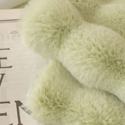 image-Rabbit Plush Sofa Cushion Cover