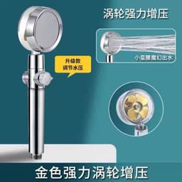 image-Jushang Quad Interface Shower Head Red