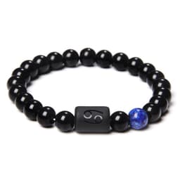 image-Golbal Jewcolor Gemini Agate Stone Bead Bracelet