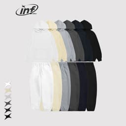 image-INF Men's Hooded Fleece Sweatsuit Winter 400g