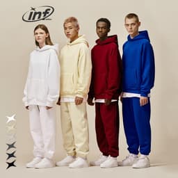 image-INF Men's Hooded Fleece Sweatsuit Winter 400g