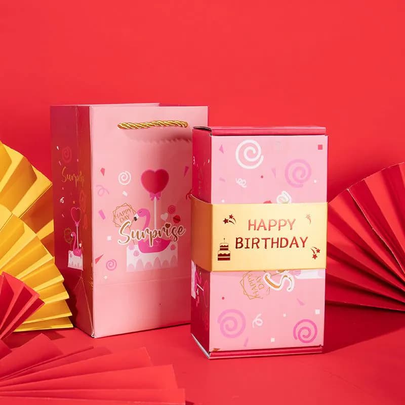 image-Folding Bounce Red Packet Gift Box