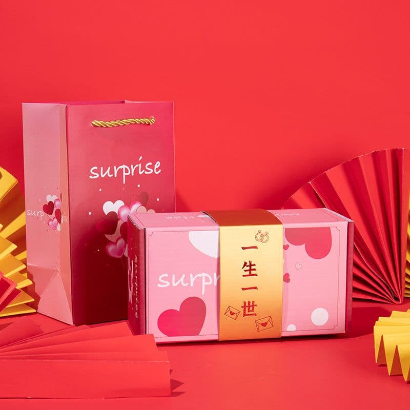 image-Folding Bounce Red Packet Gift Box