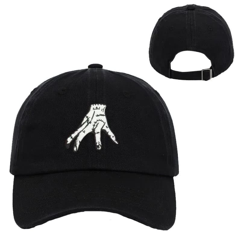 image-Baseball Cap Cotton White Adjustable Sun Protection