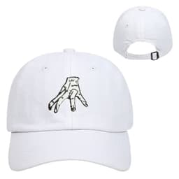 image-Baseball Cap Cotton White Adjustable Sun Protection