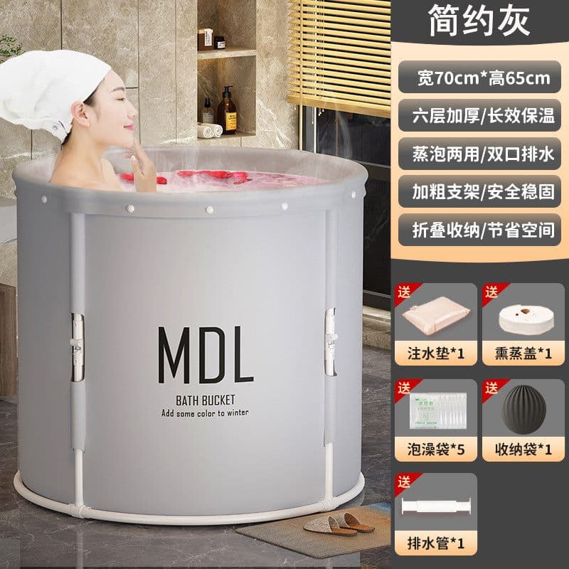 image-Mandla Folding Bath Barrel 65x70cm