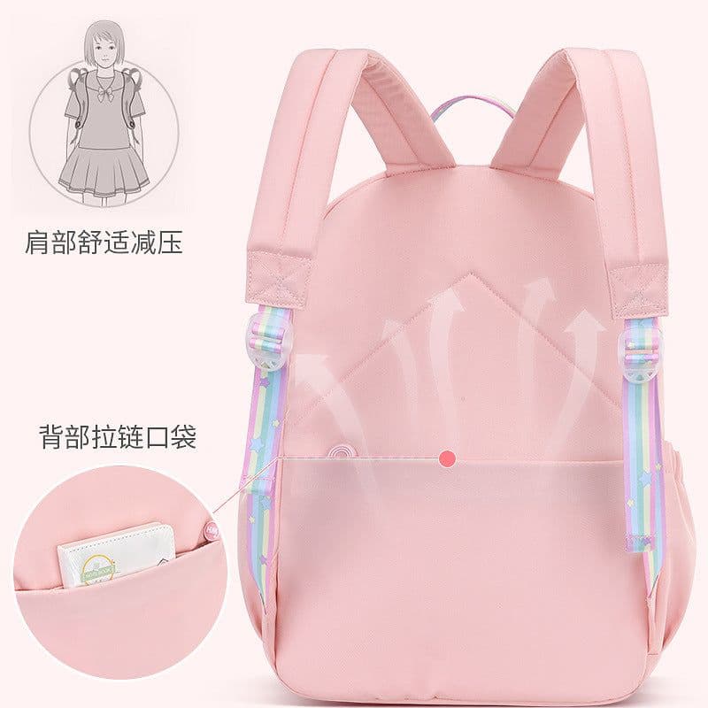 image-School Backpack Model 418 Waterproof Spine Protection