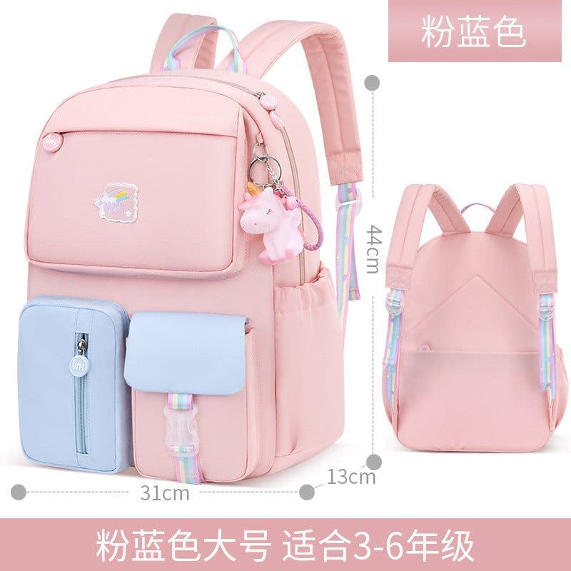 image-School Backpack Model 418 Waterproof Spine Protection