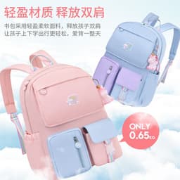 image-School Backpack Model 418 Waterproof Spine Protection