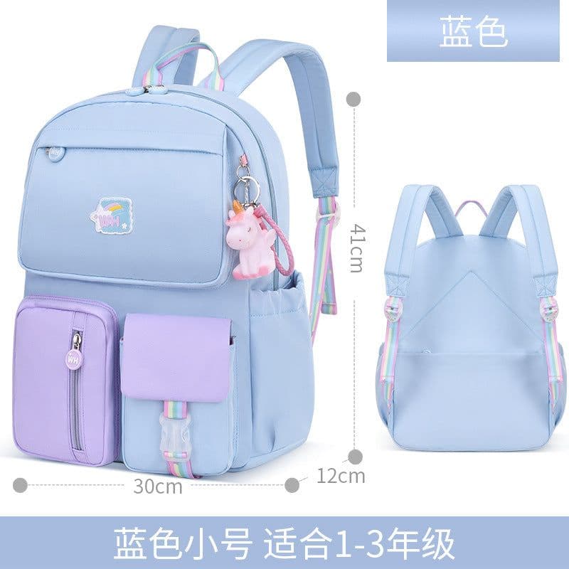 image-School Backpack Model 418 Waterproof Spine Protection