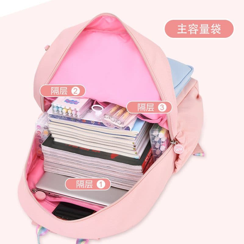 image-School Backpack Model 418 Waterproof Spine Protection