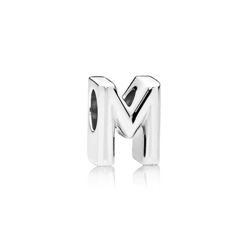 image-Youtun Silver Alphabet Beaded Bracelet