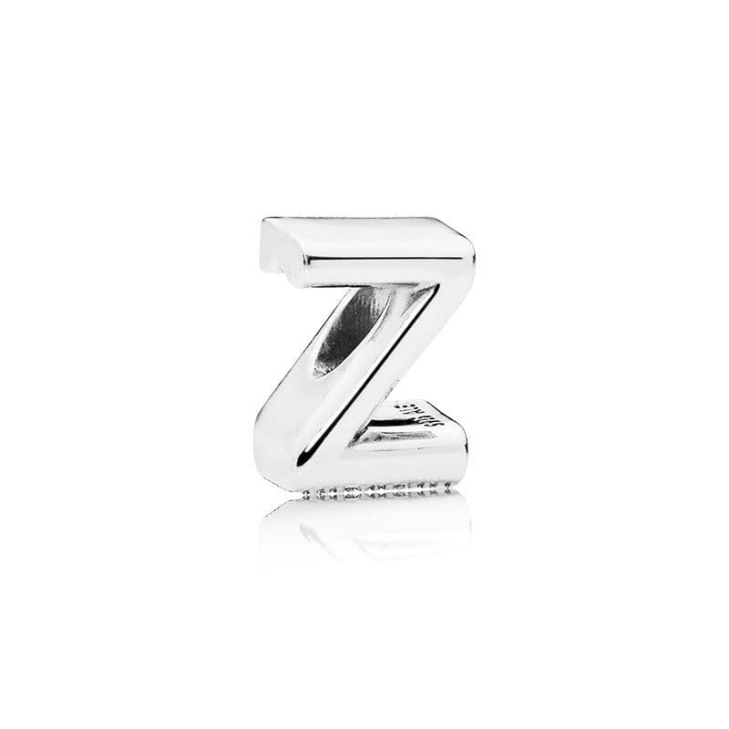 image-Youtun Silver Alphabet Beaded Bracelet