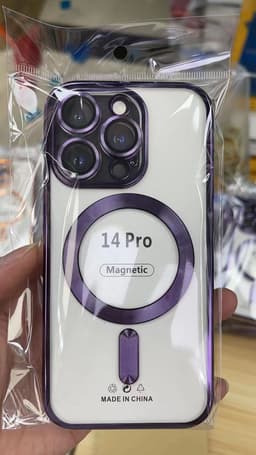 image-Apple iPhone 14 Pro Max Transparent Magnetic Case