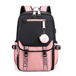 image-Primary School Waterproof Nylon Backpack USB Charging