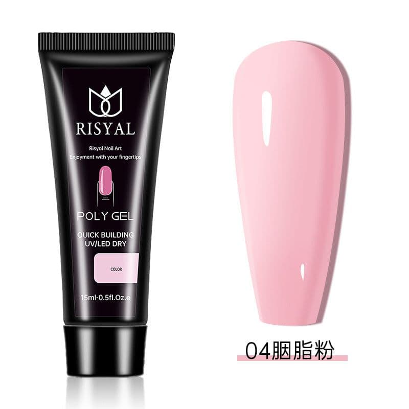 image-Crystal extension glue nail polish wholesale Poly Gel nail rapid extension 15ml phototherapy paper-free jelly glue