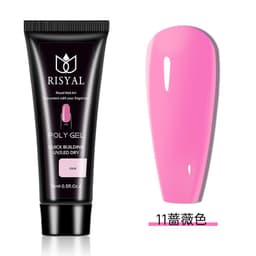 image-Crystal extension glue nail polish wholesale Poly Gel nail rapid extension 15ml phototherapy paper-free jelly glue