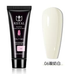 image-Crystal extension glue nail polish wholesale Poly Gel nail rapid extension 15ml phototherapy paper-free jelly glue