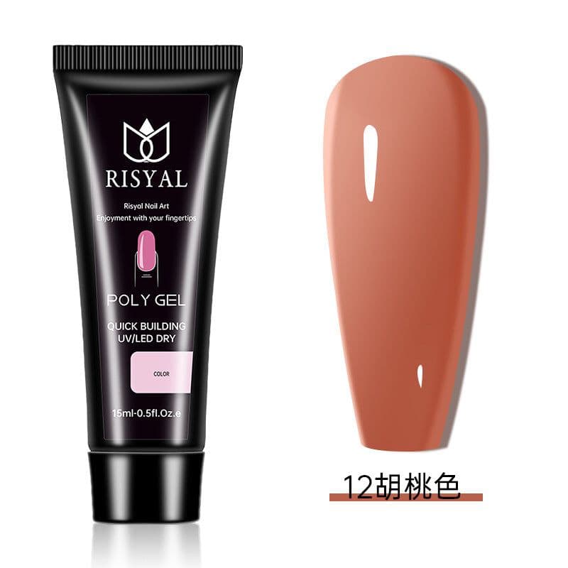 image-Crystal extension glue nail polish wholesale Poly Gel nail rapid extension 15ml phototherapy paper-free jelly glue