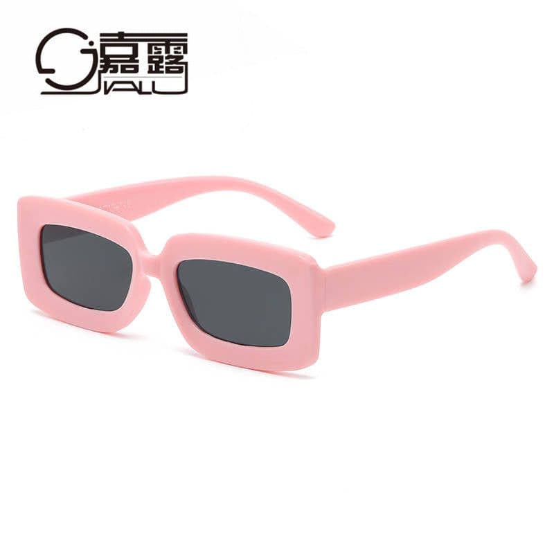 image-Square Frame Sunglasses UV400 Gray Lens