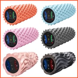 image-Electric Foam Massage Roller Vibration Yoga Column