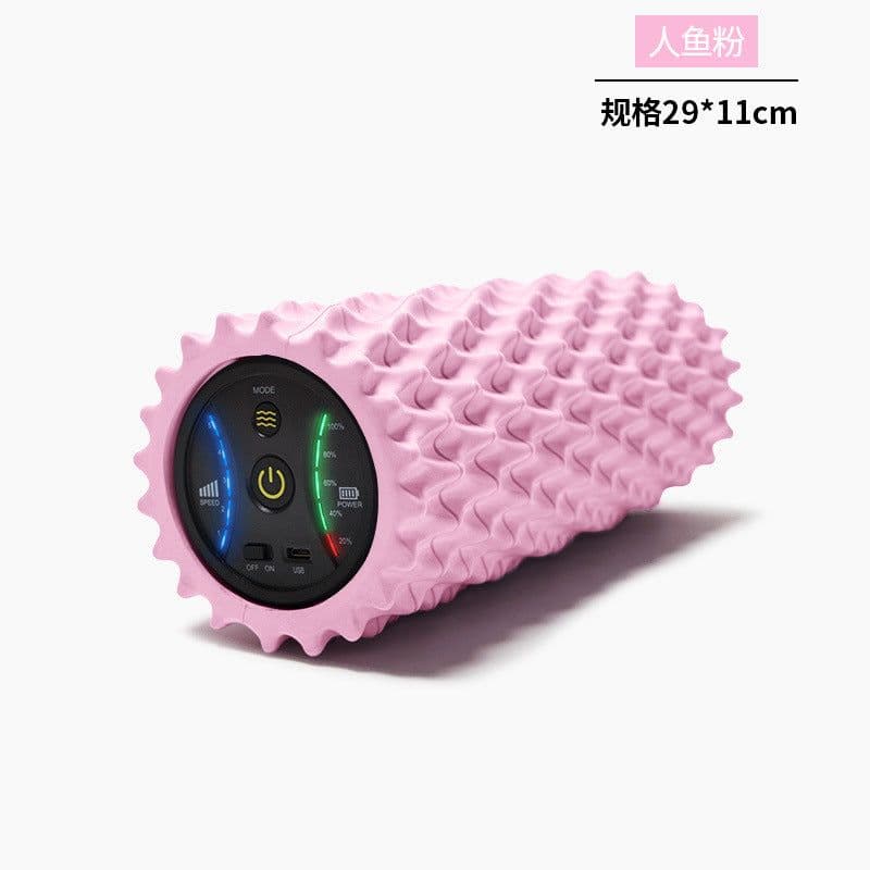 image-Electric Foam Massage Roller Vibration Yoga Column